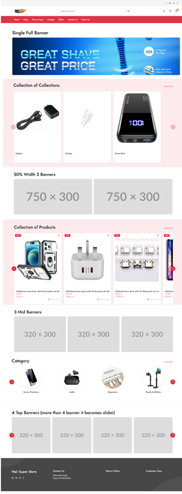 Home Page Blocks – Drag & Drop