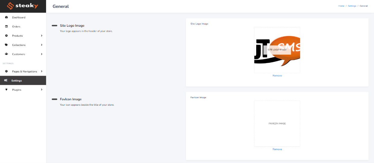 General Settings – Final Look 