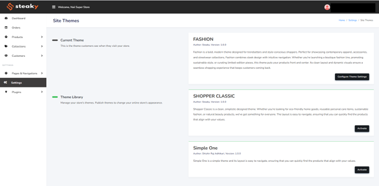 Preferenece Setting – Final Look 
